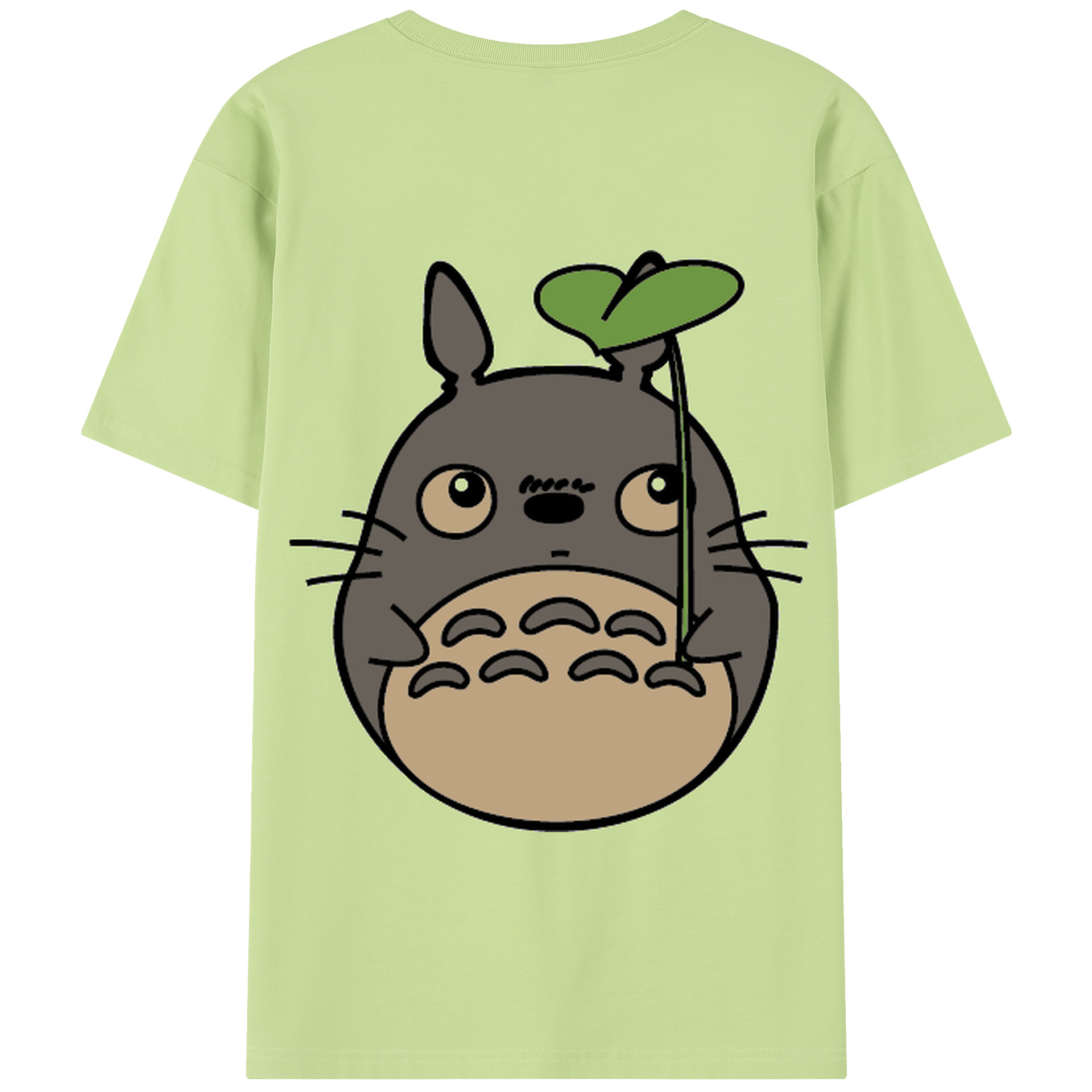 （画像用） となりのトトロ 草壁メイ 草壁サツキ My Neighbor Totoro Satsuki Kusakabe Mei Kusakabe 綿100％半袖Tシャツ（背面プリント）